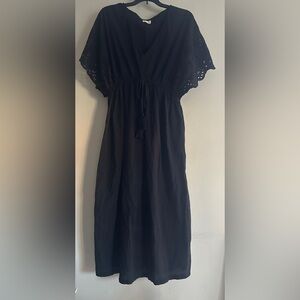 Women’s Black Eyelet dress size small/Medium